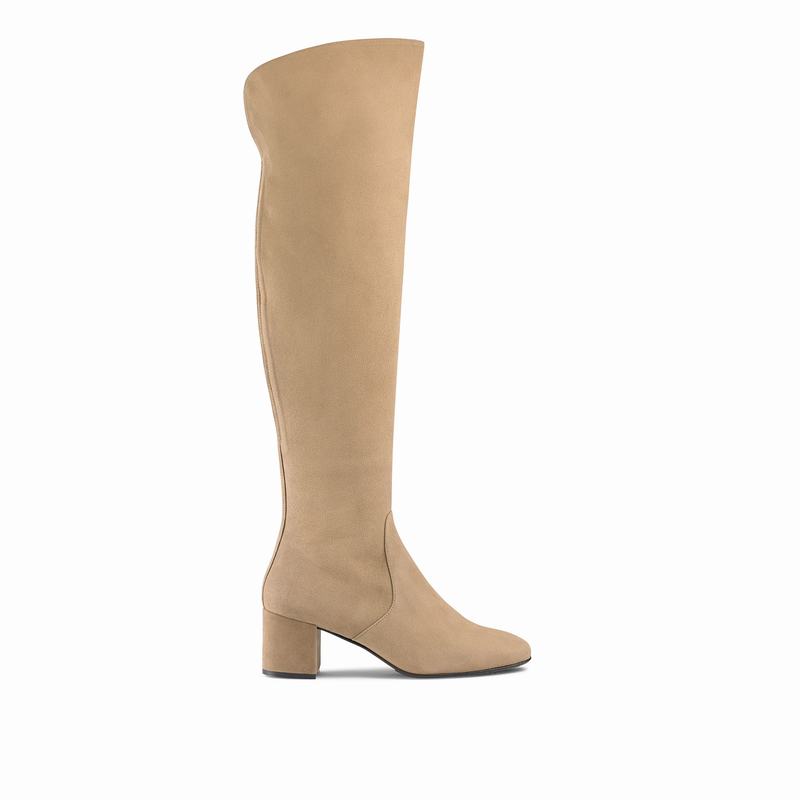 Russell & Bromley Way Up Knee High Boots Women's Brown [FNS344RU]